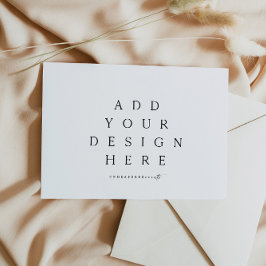 Convite Placas Horizontais de 5 x 7"