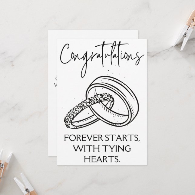 Convite Placas Parabéns noivados (Frente/Verso In Situ)