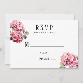 Convite Placas RSVP de Casamento de Borboleta Floral Hydra