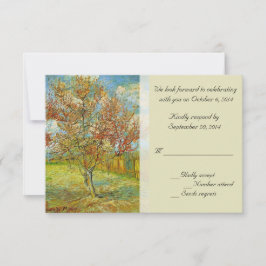 Convite Placas RSVP florais de vindima. Para primavera, se