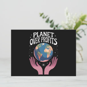 Convite Planeta Acima dos Lucros Mudanças Climáticas da Te