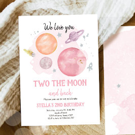 Convite Planetas Espaciais Exteriores Dois O Aniversário D