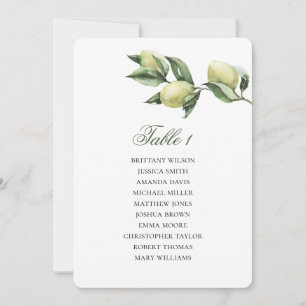 Convite Plano de assentos com oliveiras. Plano de casament