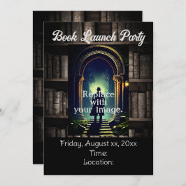 Convite Plano de fundo da prateleira russa escura