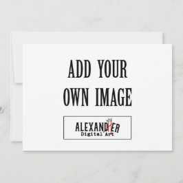 Convite Plano Horizontal 5 x 7" A7