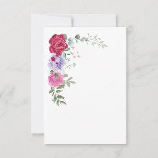 Convite Plano, Tamanho: 13 cm x 18 cm, Papel: Matt