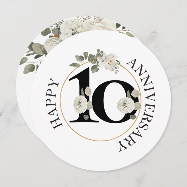 Convite Plano, Tamanho: 5,25" x 5,25", Papel: Matt (Frente/Verso)