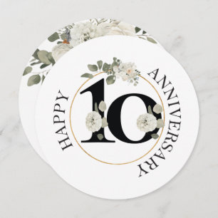 Convite Plano, Tamanho: 5,25" x 5,25", Papel: Matt