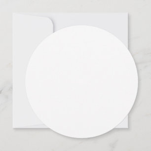 Convite Plano, Tamanho: 5,25" x 5,25", Papel: Matt