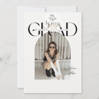 Convite Plano, Tamanho: 5" x 7"