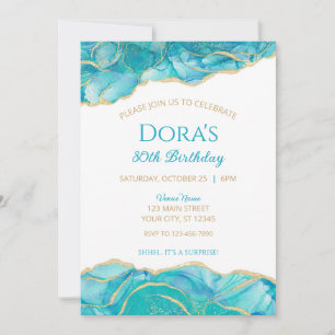 Convite Plano, Tamanho: 5" x 7", Papel: Assinatura