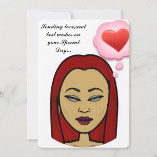 Convite Plano, Tamanho: 5" x 7", Papel: Matriz, En