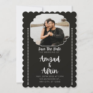 Convite Plano, Tamanho: 5" x 7", Papel: Matriz, En