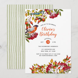 Convite Plantas Botânicas e Aniversário