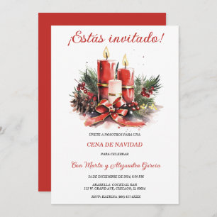 Convite Plantillas a Fiestas de Navidad Personalizadas