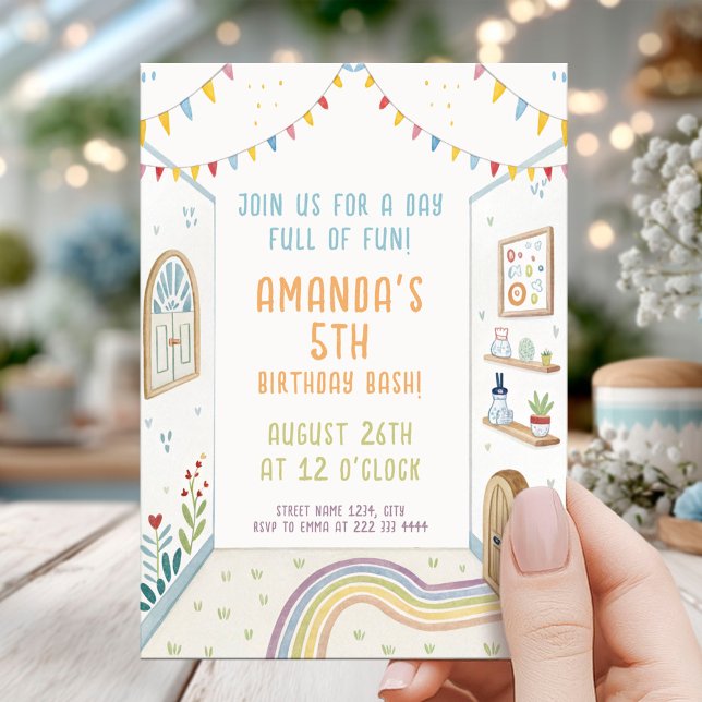 Convite Play Zone Maze Birthday (Criador carregado)