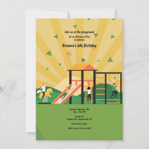 Convite Playground Sunny Day