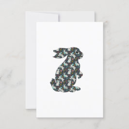 Convite Playing Rabbits