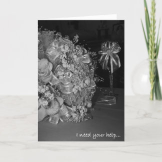 Convite Please be My Flower Girl Invitation Card