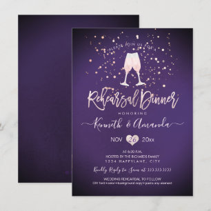 Convite Pluma de Champanhe Rosa Jantada de Ensaio PixDezin