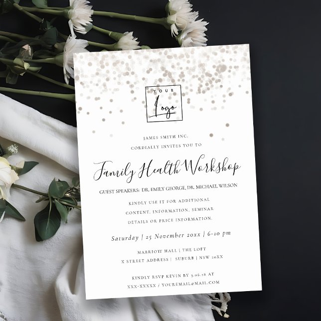 CONVITE PLUSE A FOLHA DE PRATA TEXTURA SEU EVENTO DE WORKS (Criador carregado)