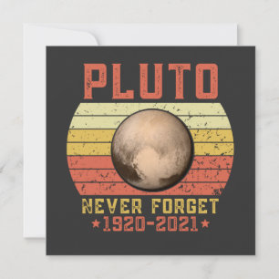 Convite pluto NUNCA ESQUEÇA