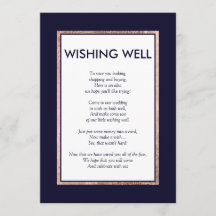 Poço de Desejos Azul-Marinho com Revestimento de O