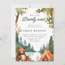 Podemos Esperar Acampar Chá de fraldas Russo