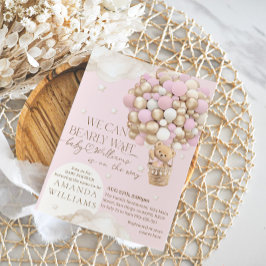 Convite Podemos Esperar Chá de fraldas