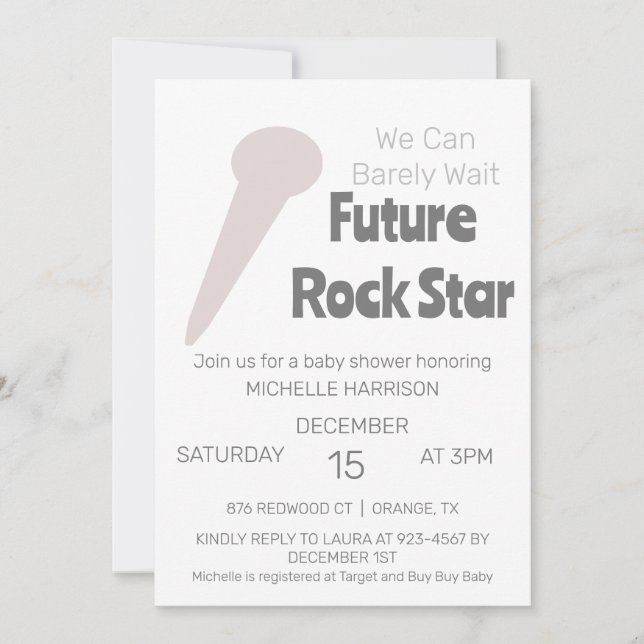 Convite Podemos Esperar Chá de fraldas Neutro De Gênero In (Frente)