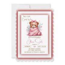 Podemos Esperar Chá de fraldas Rosa