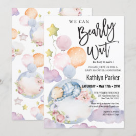 Convite Podemos Esperar, Garoto, Chá de fraldas De Urso.