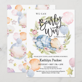 Convite Podemos Esperar, Garoto, Chá de fraldas De Urso.