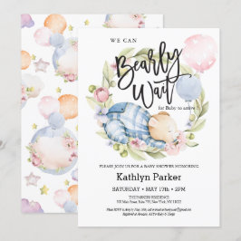 Convite Podemos Esperar, Garoto, Chá de fraldas De Urso.