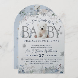 Convite Podemos Esperar O Chá Do Bear De inverno