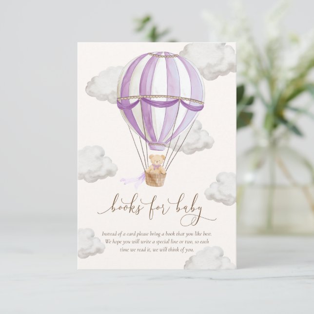 Convite Podemos Esperar Os Livros Do Urso De Teddy Para O  (Em pé/Frente)