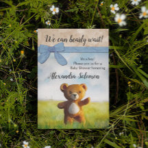 Podemos Esperar Um Chá de fraldas De Aquarela