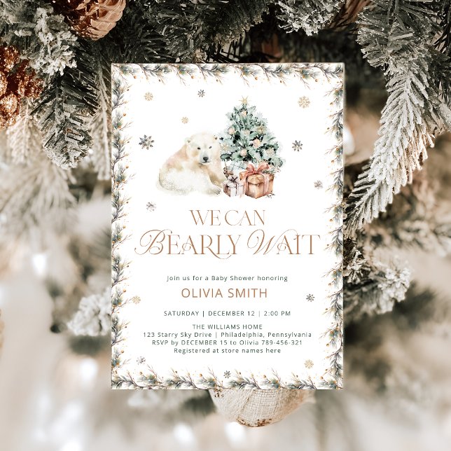 Convite Podemos Esperar Um Urso Corno Moderno (Criador carregado)