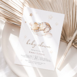 Convite Podemos mal esperar Urso de pelúcia no chuveiro de