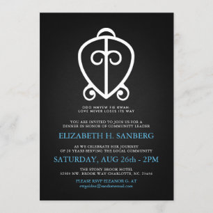 Convite Poder de Odo Nnyew Fie Kwan   do símbolo do amor