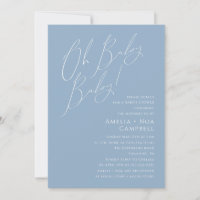 Poeira Azul Caprichosa Oh Bebê Bebê! Chuveiro Conj