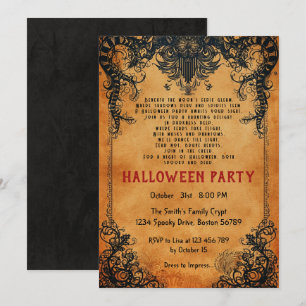 Convite Poema Spooktacular No Festa De Halloween