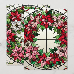 Convite Poinsettia Floral Imprimível