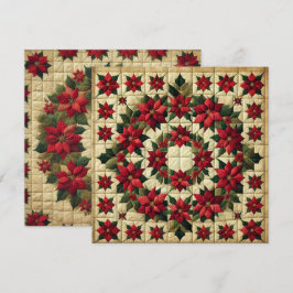 Convite Poinsettia Wreath Scrapbooking Poinsettia Imprimív