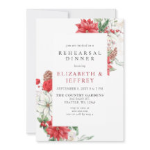 Poinsettias Holly Janto de ensaio de Natal