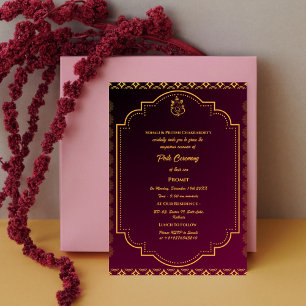 Convite Poite Janeu Upanayanam Hindu Sagrado Thread Floral