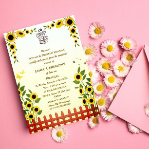 Convite Poite Janeu Upanayanam Hindu Thread Azul