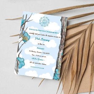 Convite Poite Janeu Upanayanam Hindu Thread Butterfly