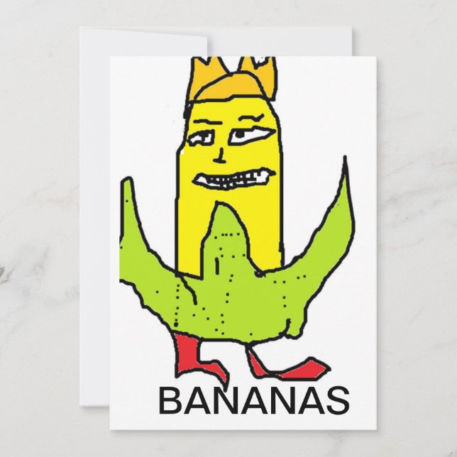 Convite Poke Banana (Frente)