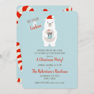 Convite Polar Bear e Cacau Quente